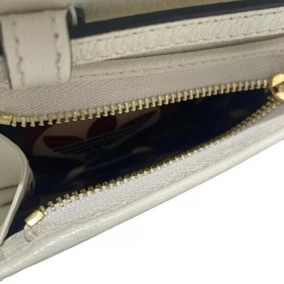 100% Authentic GUCCI Horsebit White Black Leather Other Style Wallet 1164-100724 - Picture 9 of 11